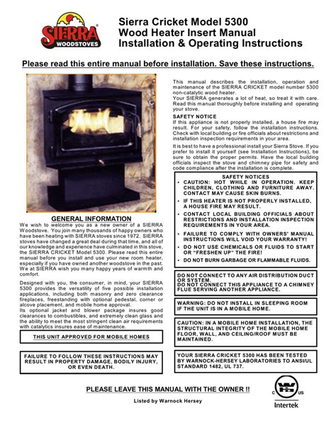 Warnock Hersey Fireplace Manual Ebook Kindle Editon